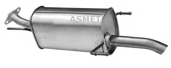 ASMET 05173 Глушитель выхлопных газов конечный