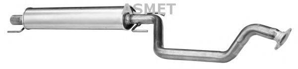 ASMET 05174 Средний глушитель выхлопных газов