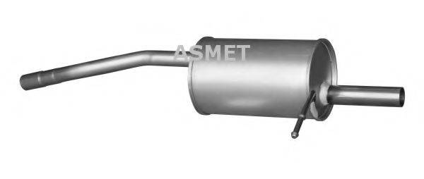 ASMET 10119 Глушитель выхлопных газов конечный