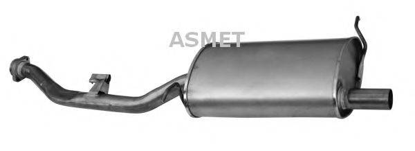 ASMET 12016 Глушитель выхлопных газов конечный