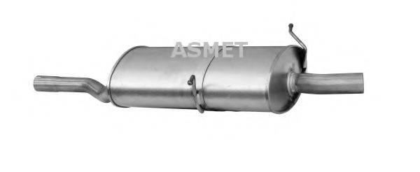 ASMET 12028 Глушитель выхлопных газов конечный