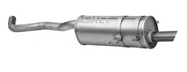 ASMET 12033 Глушитель выхлопных газов конечный