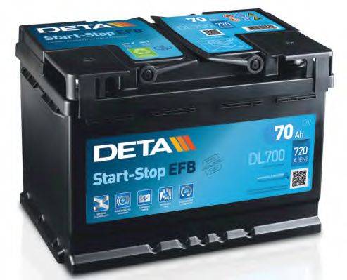 DETA DL700 Стартерная аккумуляторная батарея; Стартерная аккумуляторная батарея