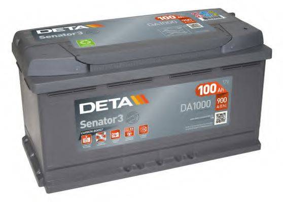 Стартерная аккумуляторная батарея; Стартерная аккумуляторная батарея DETA DA1000