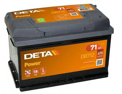 DETA DB712 Стартерная аккумуляторная батарея; Стартерная аккумуляторная батарея