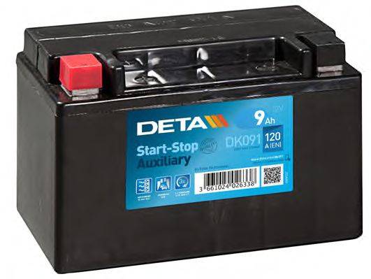 DETA DK091 Стартерная аккумуляторная батарея; Стартерная аккумуляторная батарея
