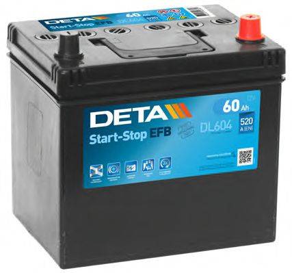 DETA DL604 Стартерная аккумуляторная батарея; Стартерная аккумуляторная батарея