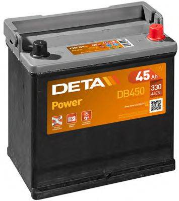 Стартерная аккумуляторная батарея; Стартерная аккумуляторная батарея DETA DB450