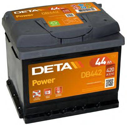 Стартерная аккумуляторная батарея; Стартерная аккумуляторная батарея DETA DB442