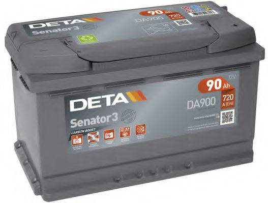 Стартерная аккумуляторная батарея; Стартерная аккумуляторная батарея DETA DA900
