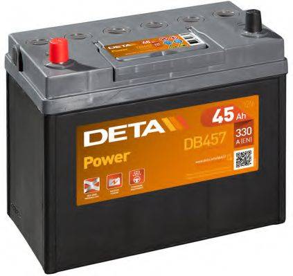 Стартерная аккумуляторная батарея; Стартерная аккумуляторная батарея DETA DB457
