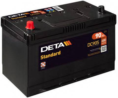 Стартерная аккумуляторная батарея; Стартерная аккумуляторная батарея DETA DC905