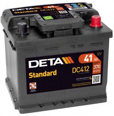 Стартерная аккумуляторная батарея; Стартерная аккумуляторная батарея DETA DC412
