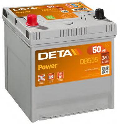 Стартерная аккумуляторная батарея; Стартерная аккумуляторная батарея DETA DB505