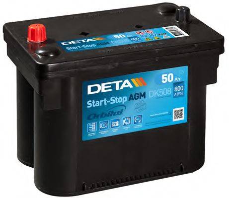 Стартерная аккумуляторная батарея; Стартерная аккумуляторная батарея DETA DK508