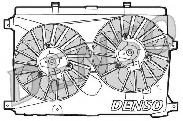 Вентилятор, охлаждение двигателя NPS DER01015
