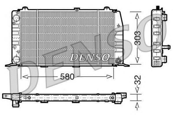 NPS DRM02010 Радиатор, охлаждение двигателя