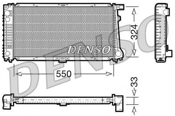 NPS DRM05058 Радиатор, охлаждение двигателя