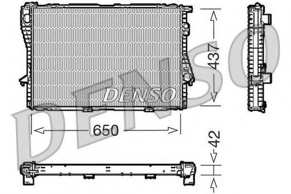NPS DRM05068 Радиатор, охлаждение двигателя