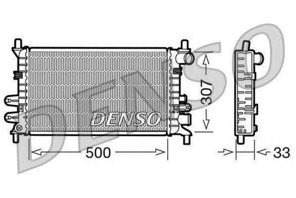 NPS DRM10027 Радиатор, охлаждение двигателя