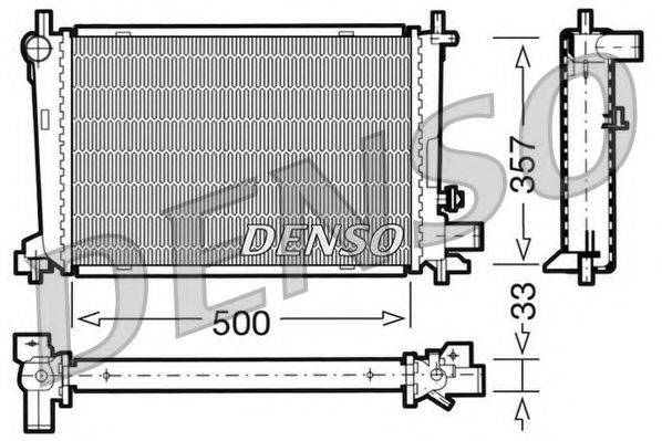 Радиатор, охлаждение двигателя NPS DRM10039