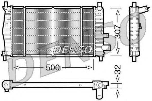 Радиатор, охлаждение двигателя NPS DRM10042