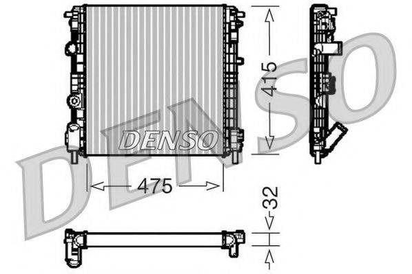 Радиатор, охлаждение двигателя NPS DRM23015