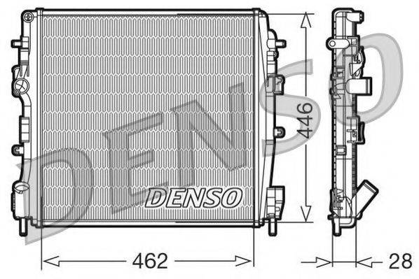 Радиатор, охлаждение двигателя NPS DRM23018