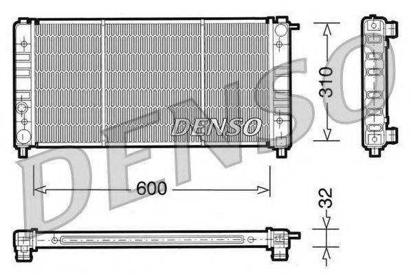NPS DRM26002 Радиатор, охлаждение двигателя