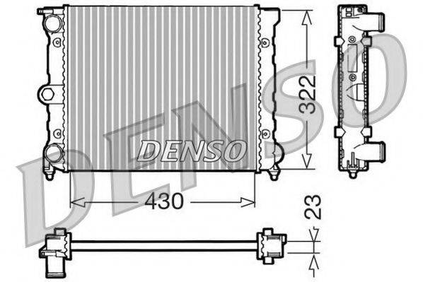 NPS DRM32022 Радиатор, охлаждение двигателя