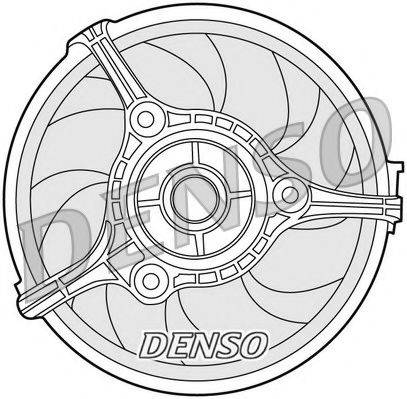 NPS DER02002 Вентилятор, охлаждение двигателя