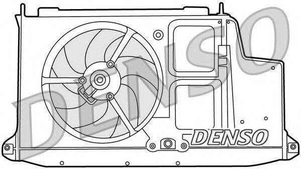 Вентилятор, охлаждение двигателя NPS DER21012