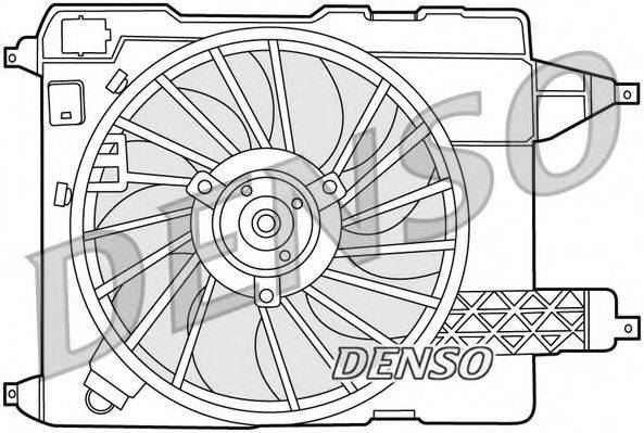 NPS DER23002 Вентилятор, охлаждение двигателя