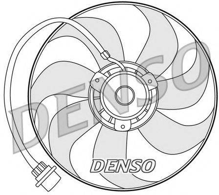 NPS DER32001 Вентилятор, охлаждение двигателя