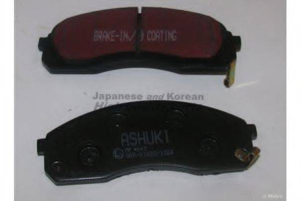 ASHUKI 10800130A Комплект тормозных колодок, дисковый тормоз