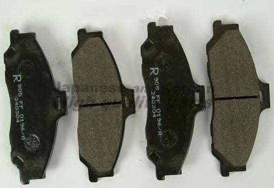 Комплект тормозных колодок, дисковый тормоз ASHUKI 1080-2603