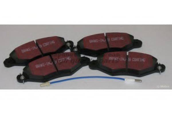 Комплект тормозных колодок, дисковый тормоз ASHUKI 1080-3901