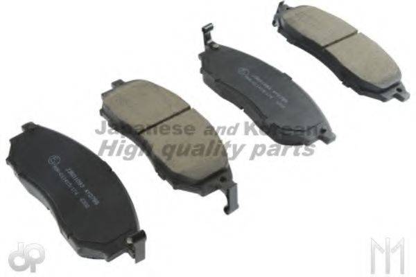 Комплект тормозных колодок, дисковый тормоз ASHUKI 1080-4901
