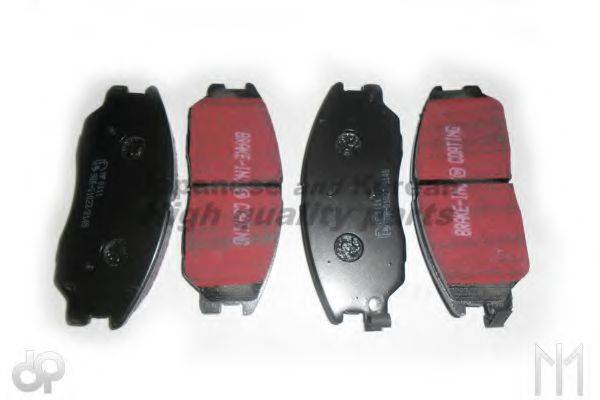 Комплект тормозных колодок, дисковый тормоз ASHUKI 1080-7230A