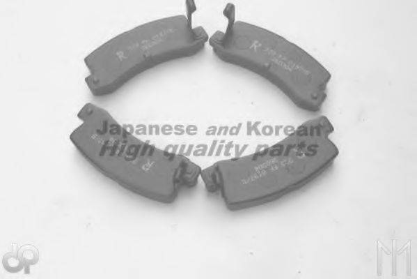 Комплект тормозных колодок, дисковый тормоз ASHUKI 1083-3002