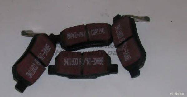 Комплект тормозных колодок, дисковый тормоз ASHUKI H025-09A
