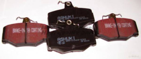 Комплект тормозных колодок, дисковый тормоз ASHUKI N009-35A