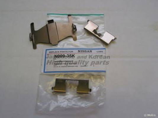 Комплект тормозных колодок, дисковый тормоз ASHUKI N009-35K