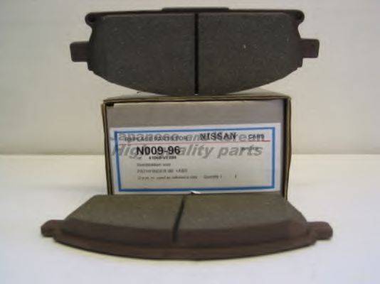 Комплект тормозных колодок, дисковый тормоз ASHUKI N009-96