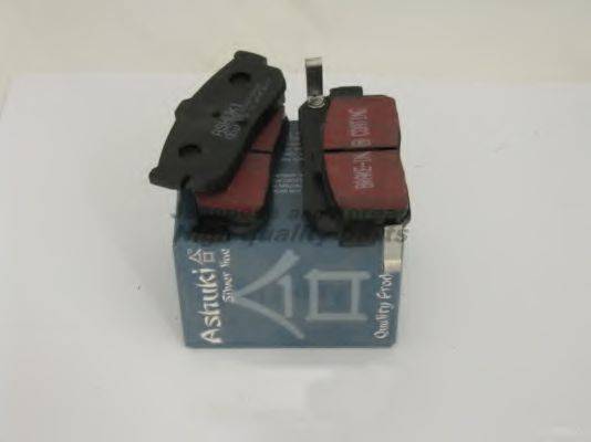Комплект тормозных колодок, дисковый тормоз ASHUKI N011-00A