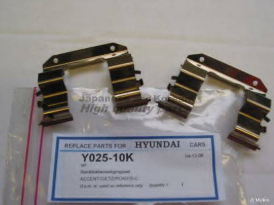 ASHUKI Y02510K Комплект тормозных колодок, дисковый тормоз