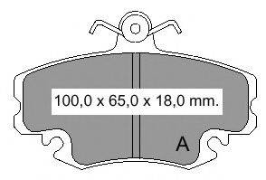 Комплект тормозных колодок, дисковый тормоз VEMA 835150