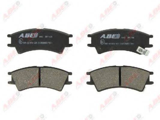 ABE C10525ABE Комплект тормозных колодок, дисковый тормоз