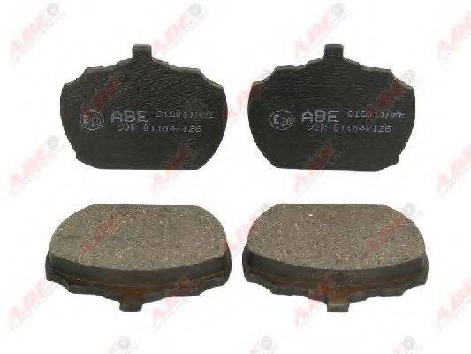 ABE C1G011ABE Комплект тормозных колодок, дисковый тормоз