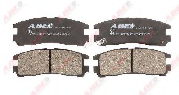 ABE C25003ABE Комплект тормозных колодок, дисковый тормоз